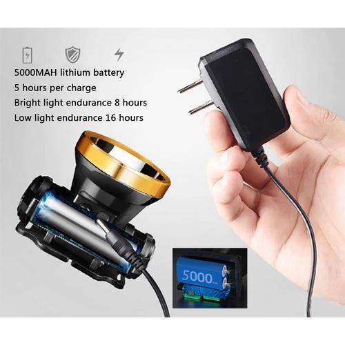 Flashlight Rechargeable Super Bright LED IPX4 Waterproof Adjustable Po
