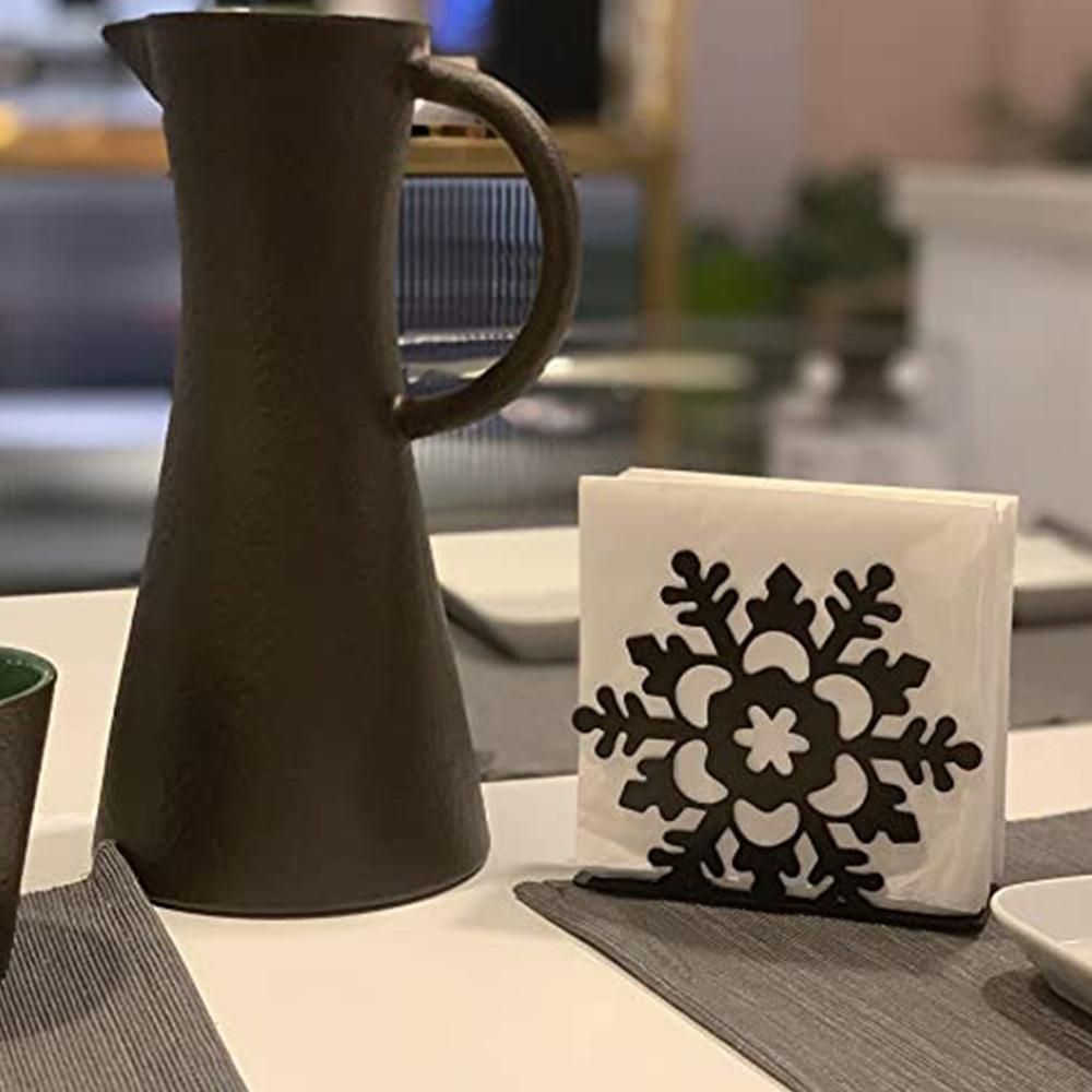 Black Kitchen Napkin Holder, Cocktail Farmhouse Table Napkin Holder, Bar Restaurant Napkin Dispenser Holder