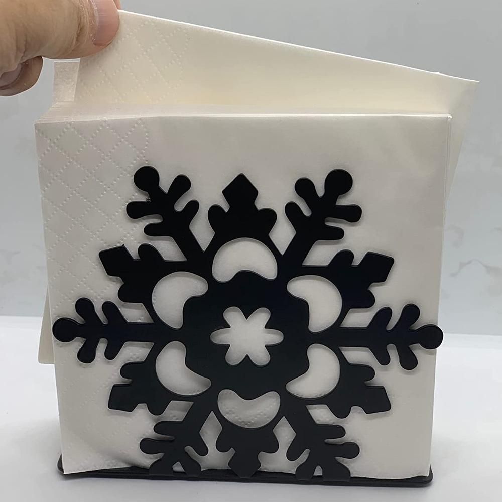 Black Kitchen Napkin Holder, Cocktail Farmhouse Table Napkin Holder, Bar Restaurant Napkin Dispenser Holder