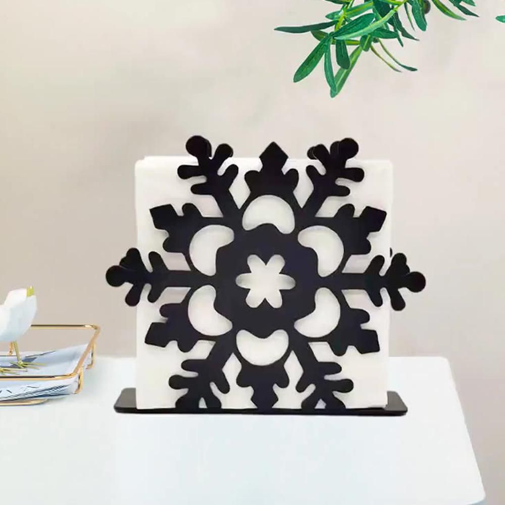 Black Kitchen Napkin Holder, Cocktail Farmhouse Table Napkin Holder, Bar Restaurant Napkin Dispenser Holder