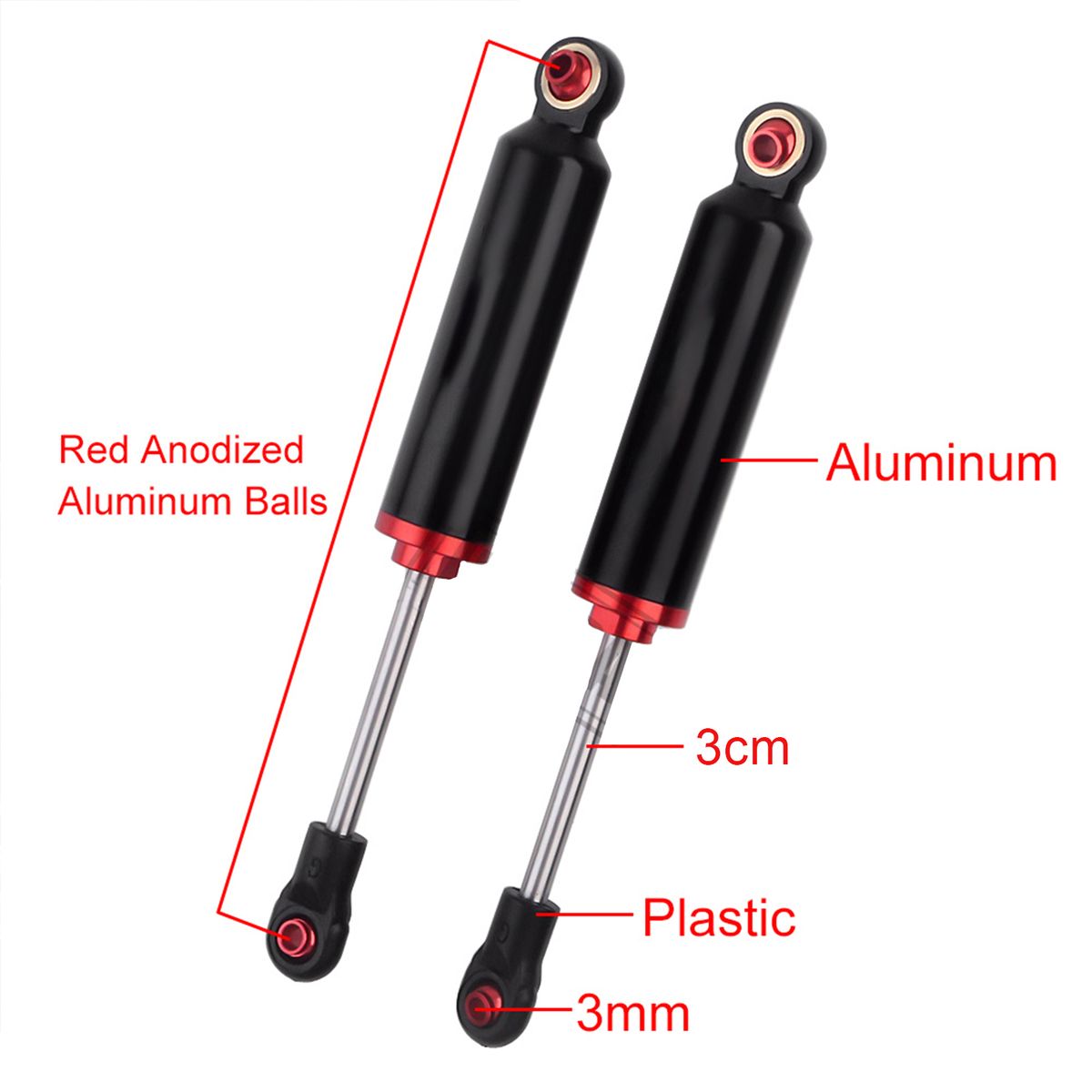 Built-in Spring Shock Absorber Damper Compatible With 1/10