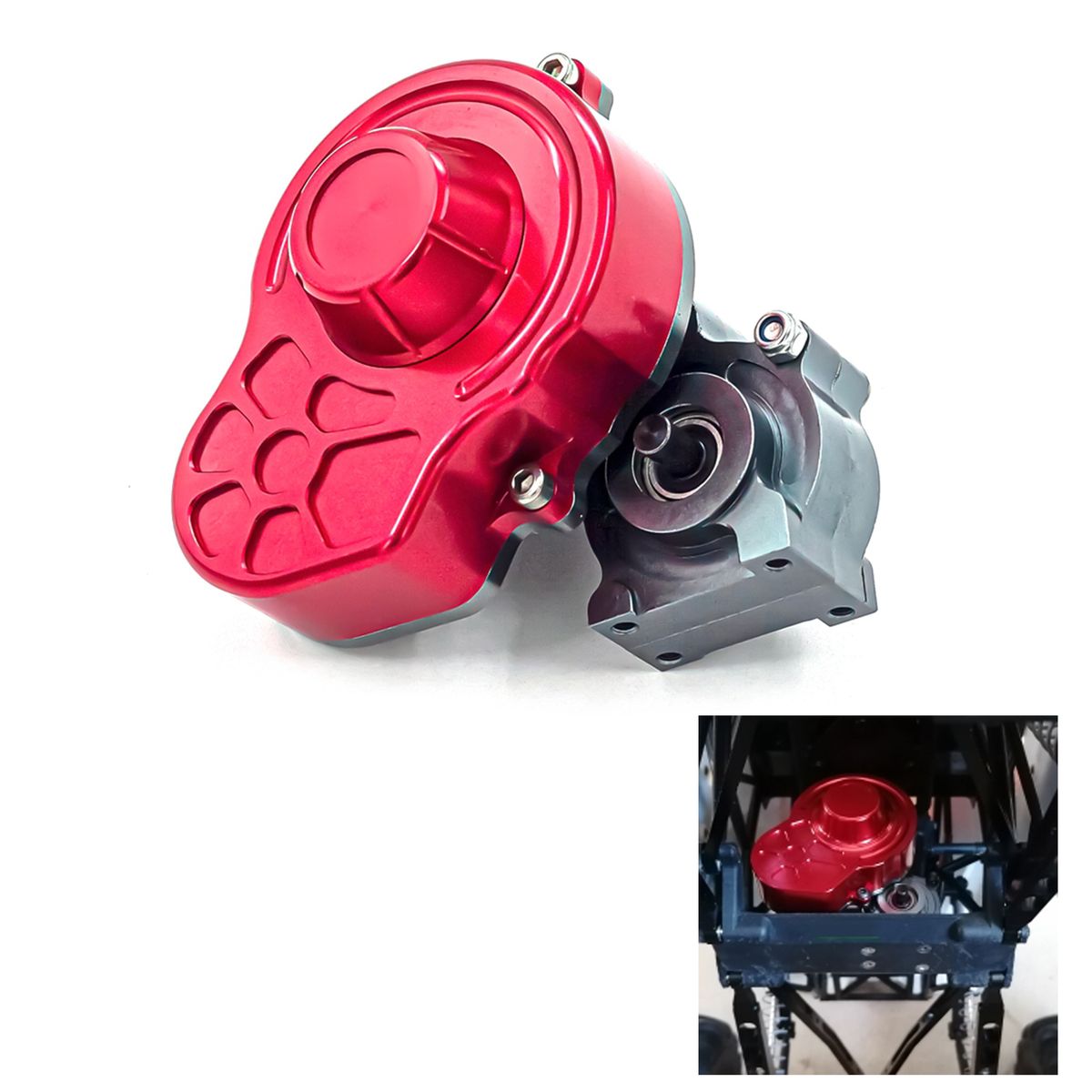 Gearbox Transmission With Gear Replacement For Axial SCX10