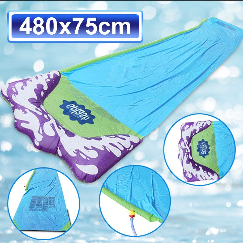 15.7FT Surf Water Slide Mat Lawn For Children Summer Pool Games Toys Backyard