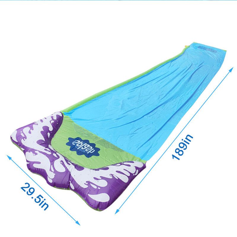 15.7FT Surf Water Slide Mat Lawn For Children Summer Pool Games Toys Backyard