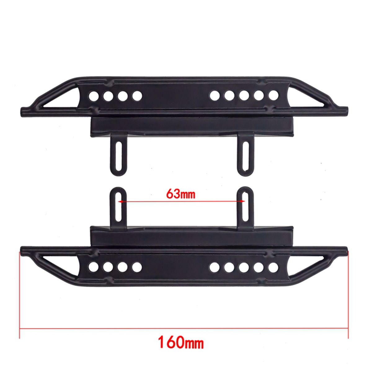 RC Car Sliders 2PCS RC Car Pedal Metal Pedal Upgrade Part