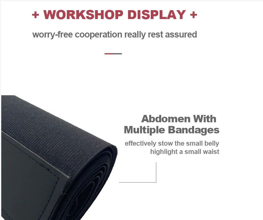 New Design Spot Goods High Compression Waist Training Belt