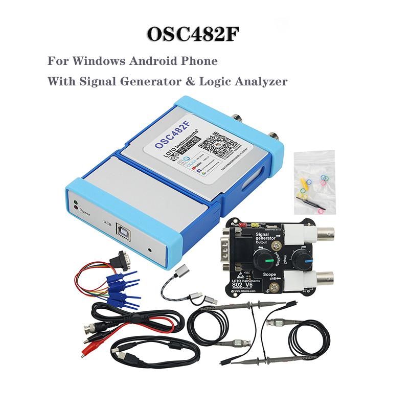Oscilloscope 2  Oscilloscope MS/s 20M Bandwidth For Windows Android Phone Tablet PC Windows  Trigger
