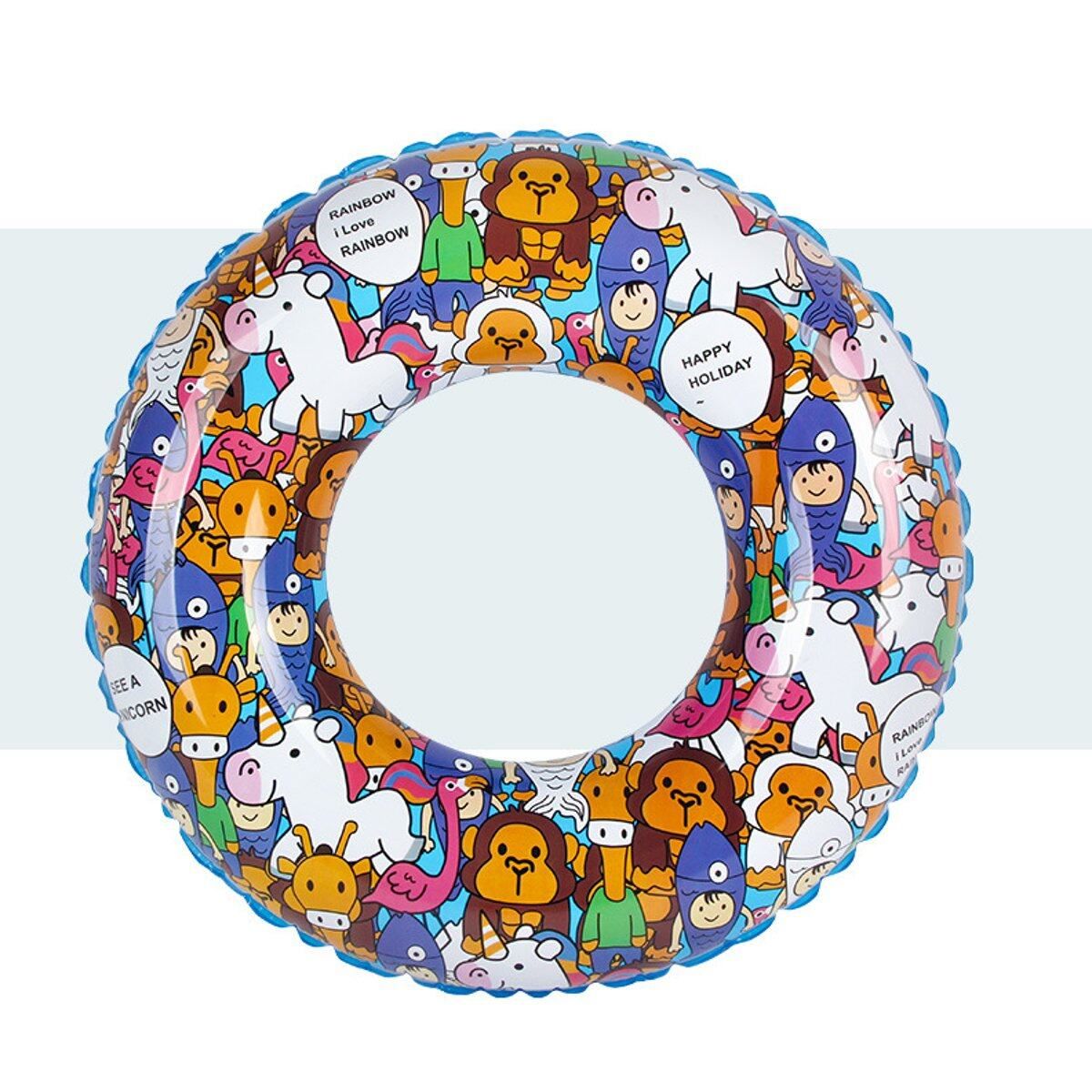 50/60/70/80cm Inflatable Ring Beach Lake Floats Kids Children Swimming Pool Toy Animal 50CM