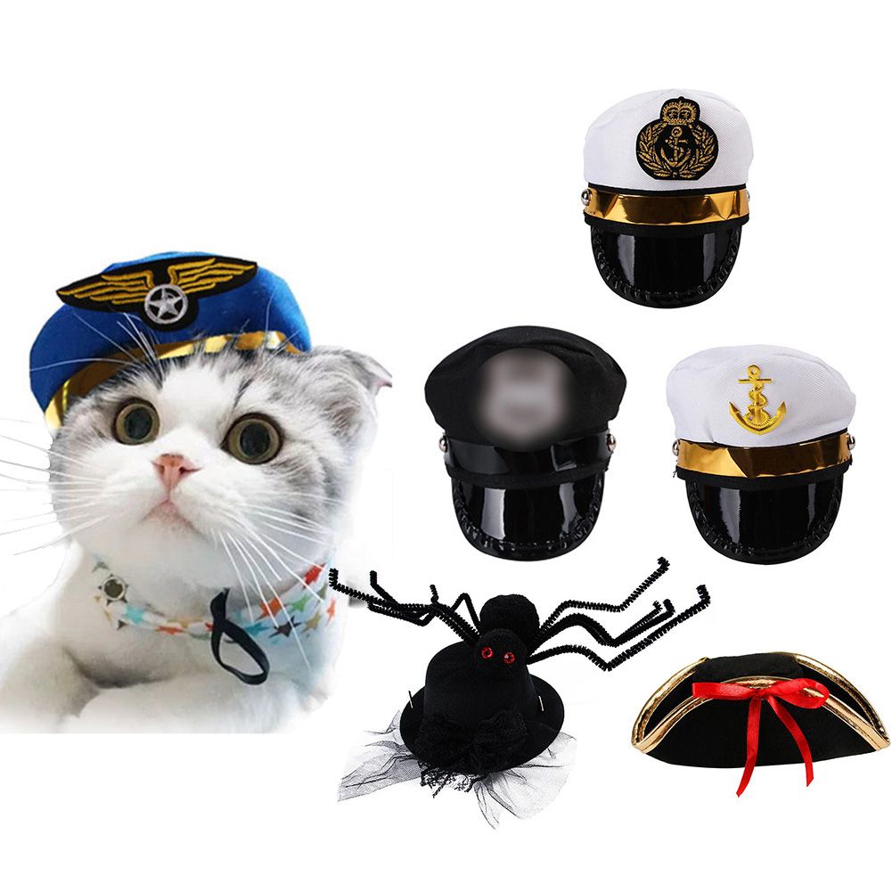 Pet Halloween Costumes Cat Hat Dog Hat Pet Cosplay Clothes