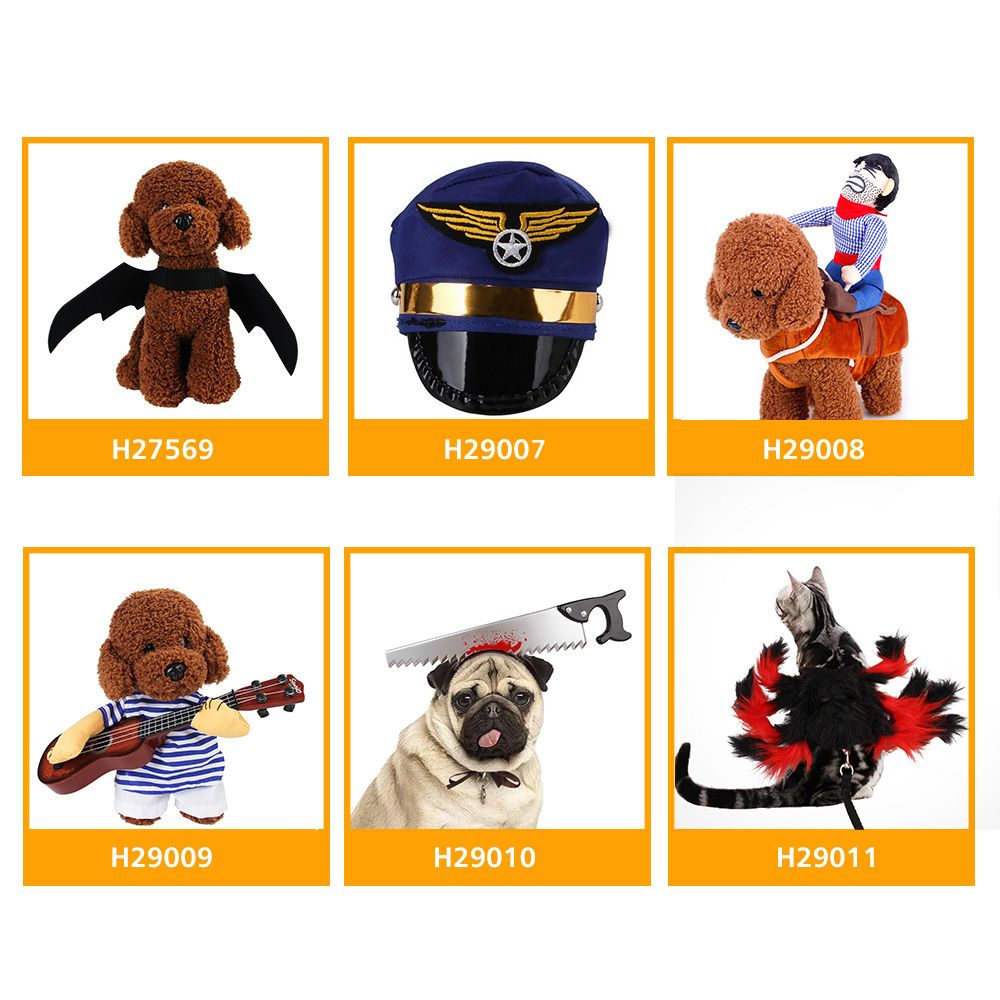 Pet Halloween Costumes Cat Hat Dog Hat Pet Cosplay Clothes