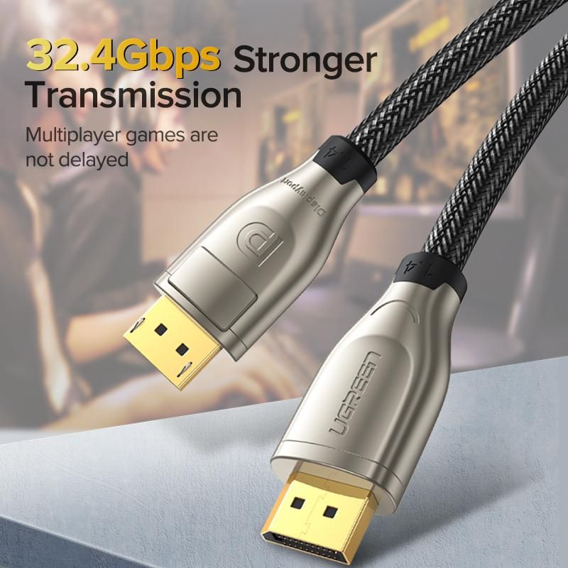 DisplayPort 1.4 Cable HD 8K@60Hz Display Port DP Adapter 2M