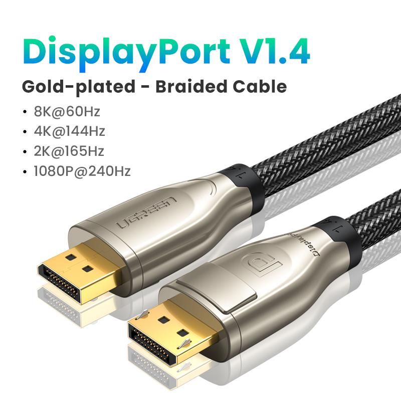 DisplayPort 1.4 Cable HD 8K@60Hz Display Port DP Adapter 2M