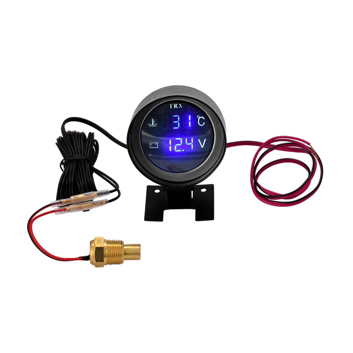 Round LED Digital Car Truck Water Temp Gauge Temperature