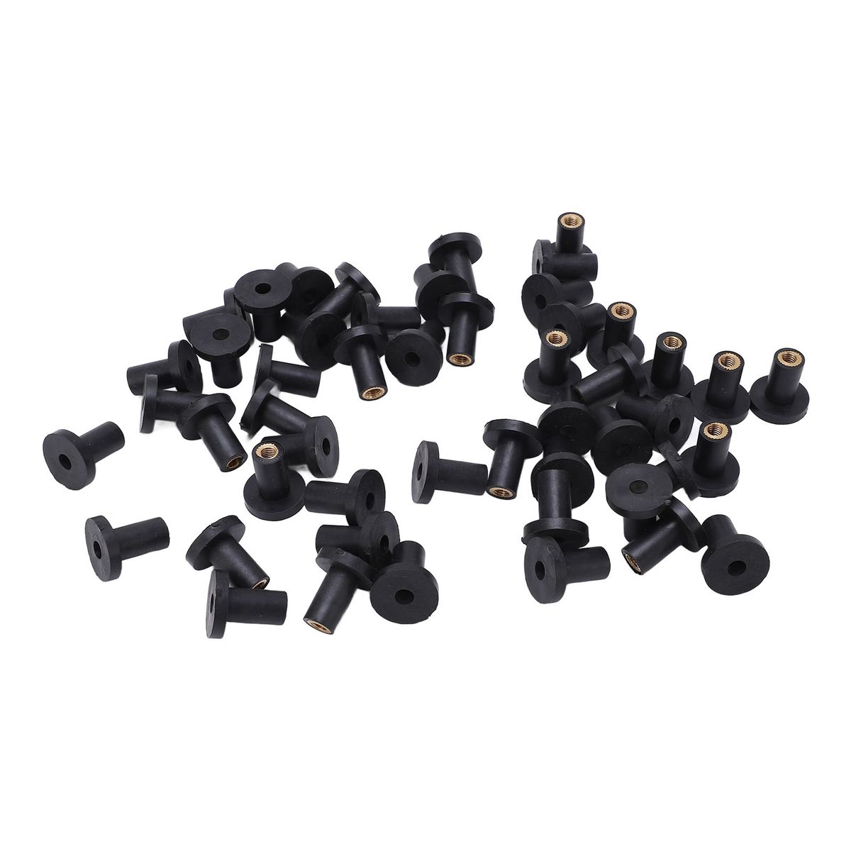 50Pcs/Set Rubber M5 Well Nuts Fasteners For Car Windscreen