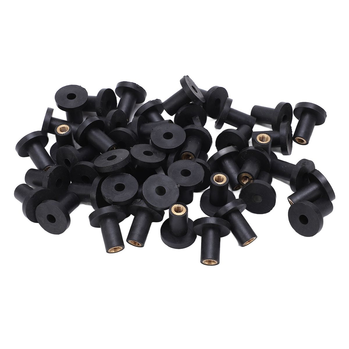 50Pcs/Set Rubber M5 Well Nuts Fasteners For Car Windscreen