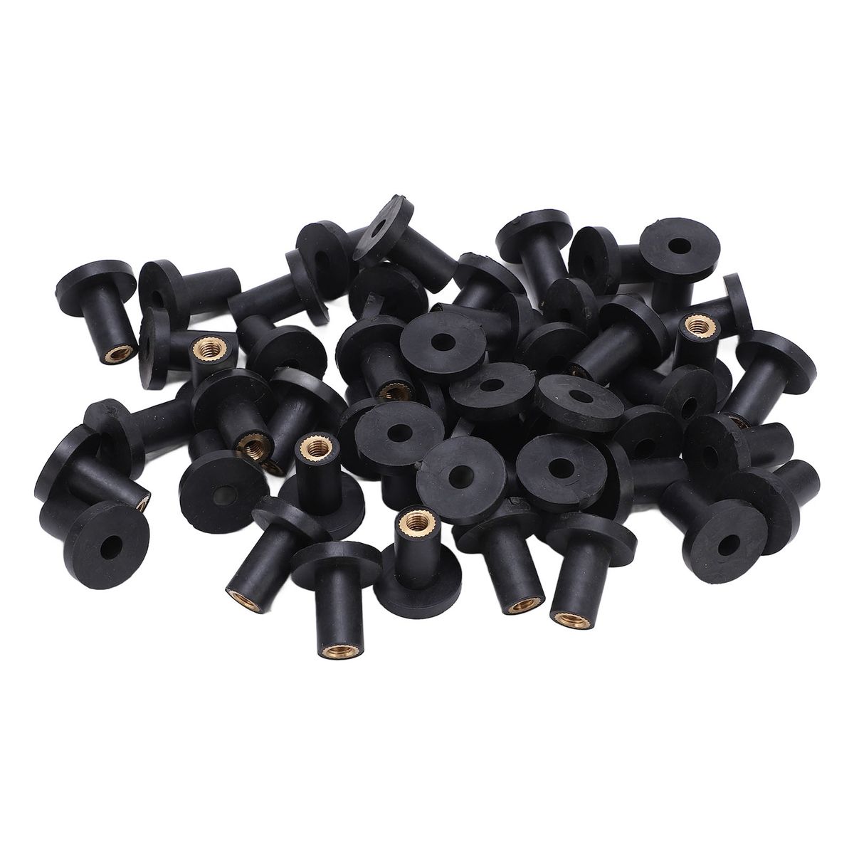 50Pcs/Set Rubber M5 Well Nuts Fasteners For Car Windscreen
