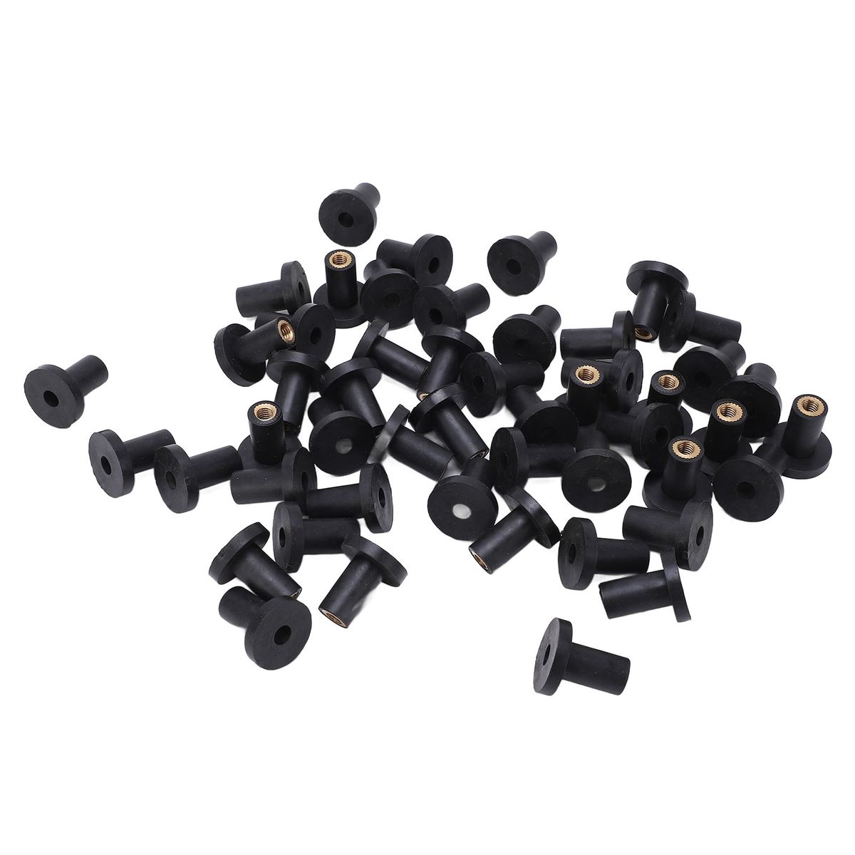 50Pcs/Set Rubber M5 Well Nuts Fasteners For Car Windscreen