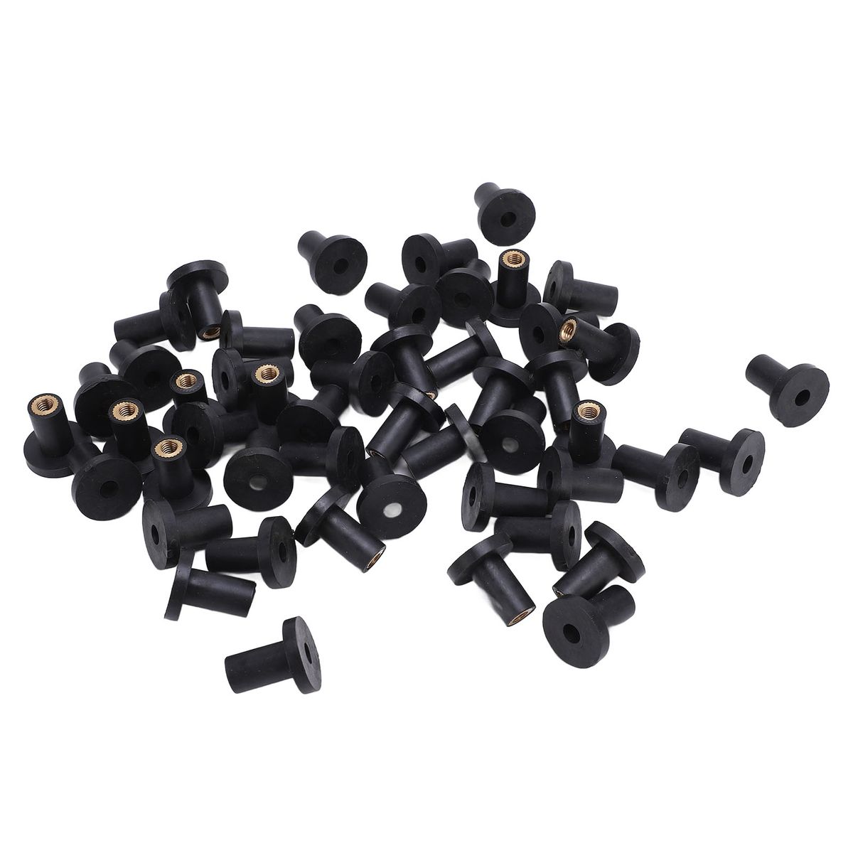 50Pcs/Set Rubber M5 Well Nuts Fasteners For Car Windscreen