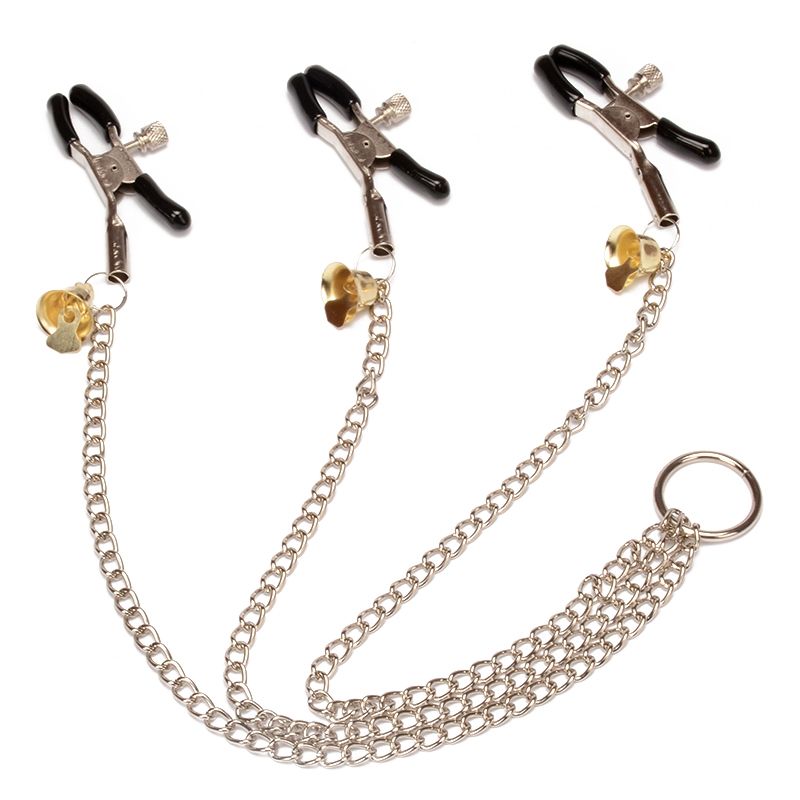 Adjustable Nipple Labia Clamps Fetish Nipples Teasers Adult Toys Breast Clitoris Sensual Bondage KZ8548