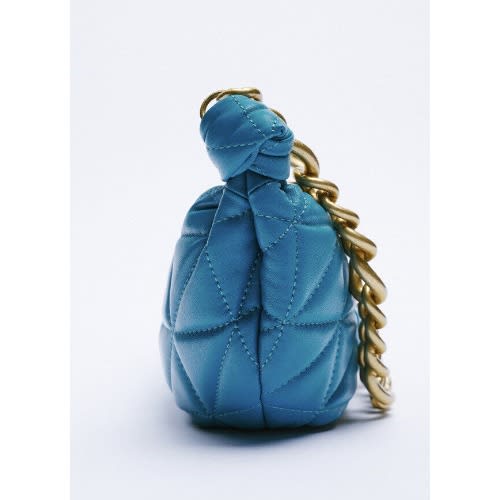 Petrol Quilted Bag