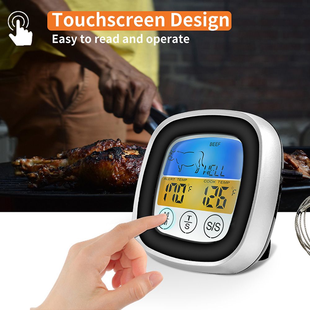 Digital Kitchen Thermometer Probe Meat Barbecue Food Temperature Measurement Tool