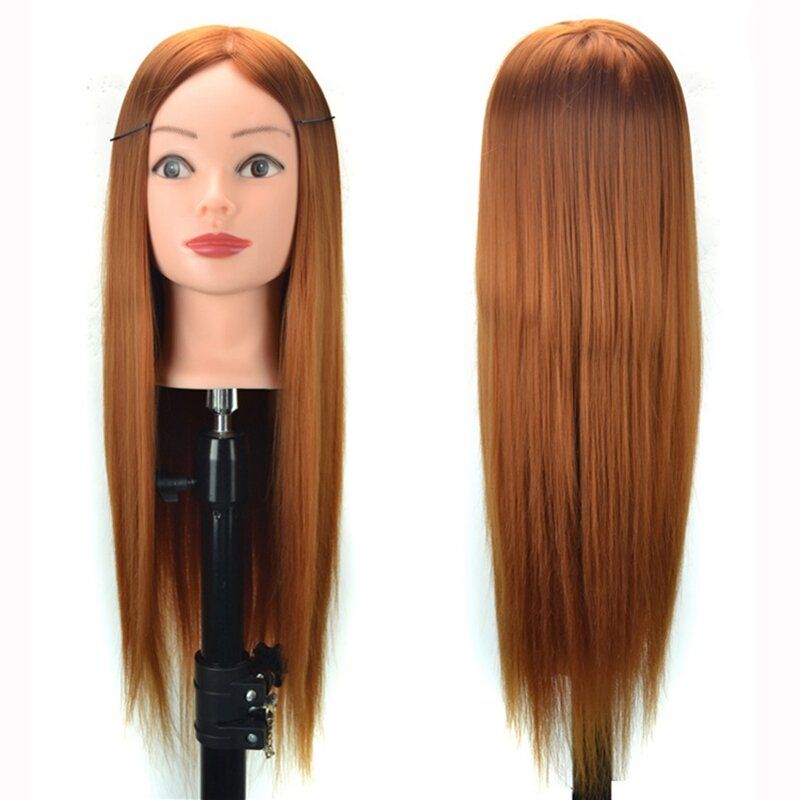 Hair Training Mannequin Head High Temperature Fiber Salon