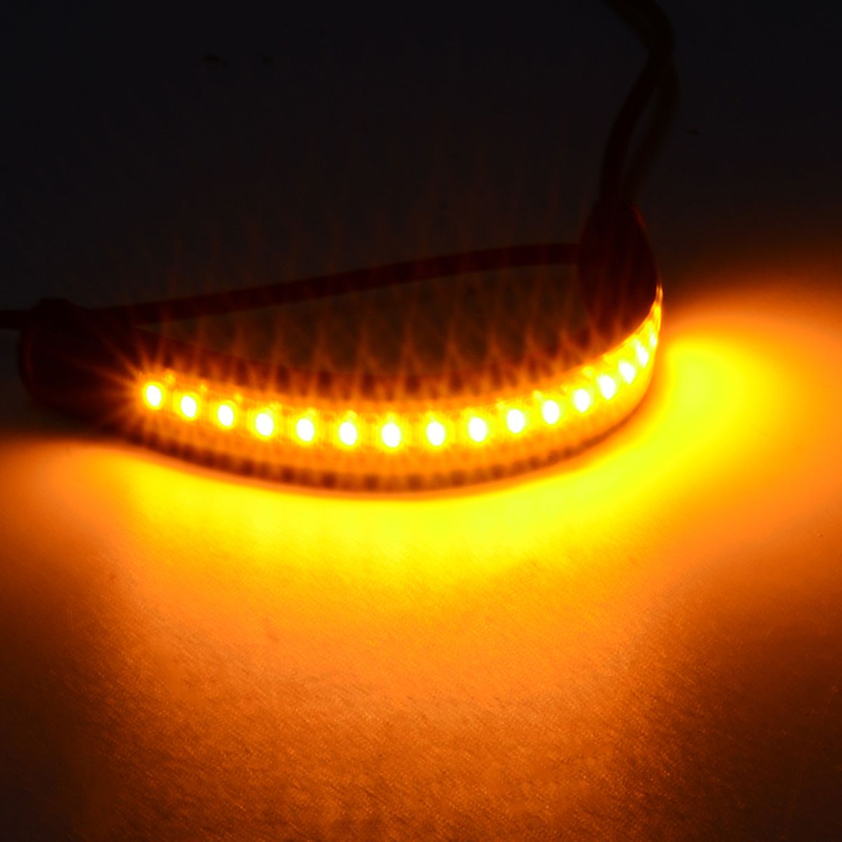 2Pcs Universal 36 LED Light Strip, Motorcycle Turn Signal
