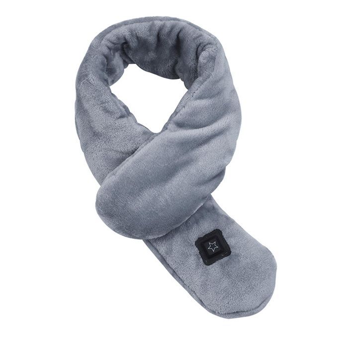 Heated USB Neck Scarf Cold Protection Adjustable For Winter Camping