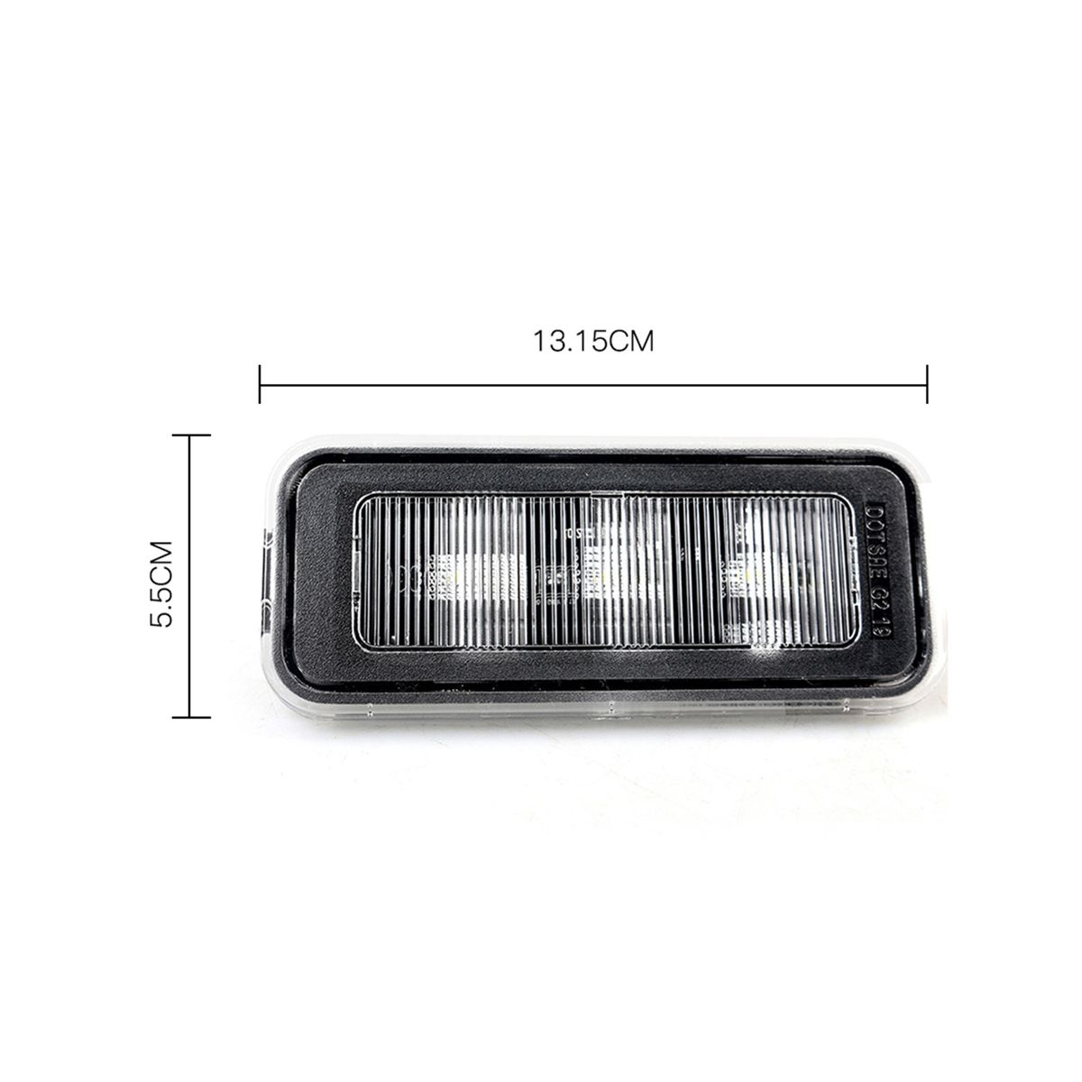 LED Tail Light Bright Lamp ABS Tail Bed Lighting Kit-Black