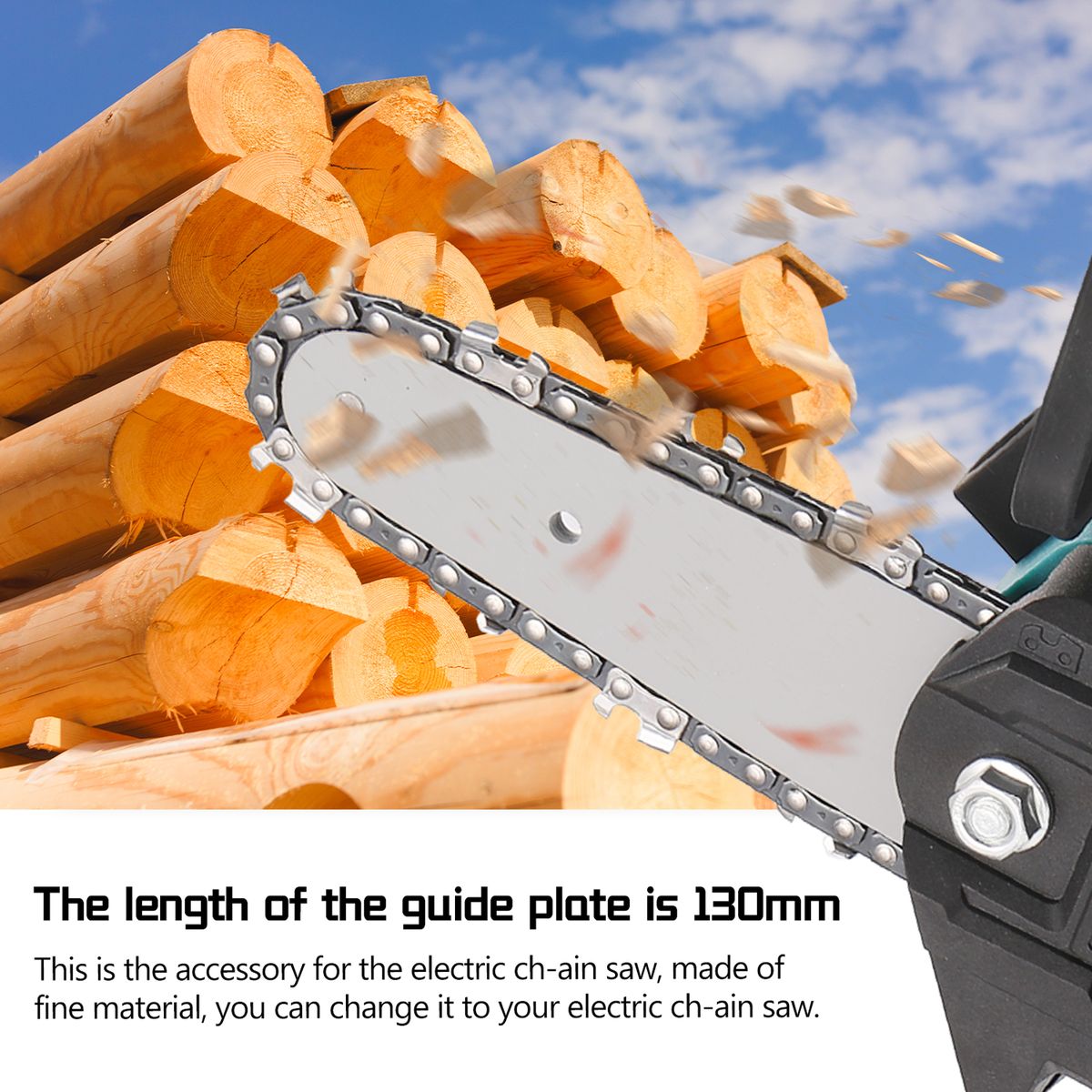 130mm Guide Plate Electric Chain-Saw Guide Plates Chain-Saw