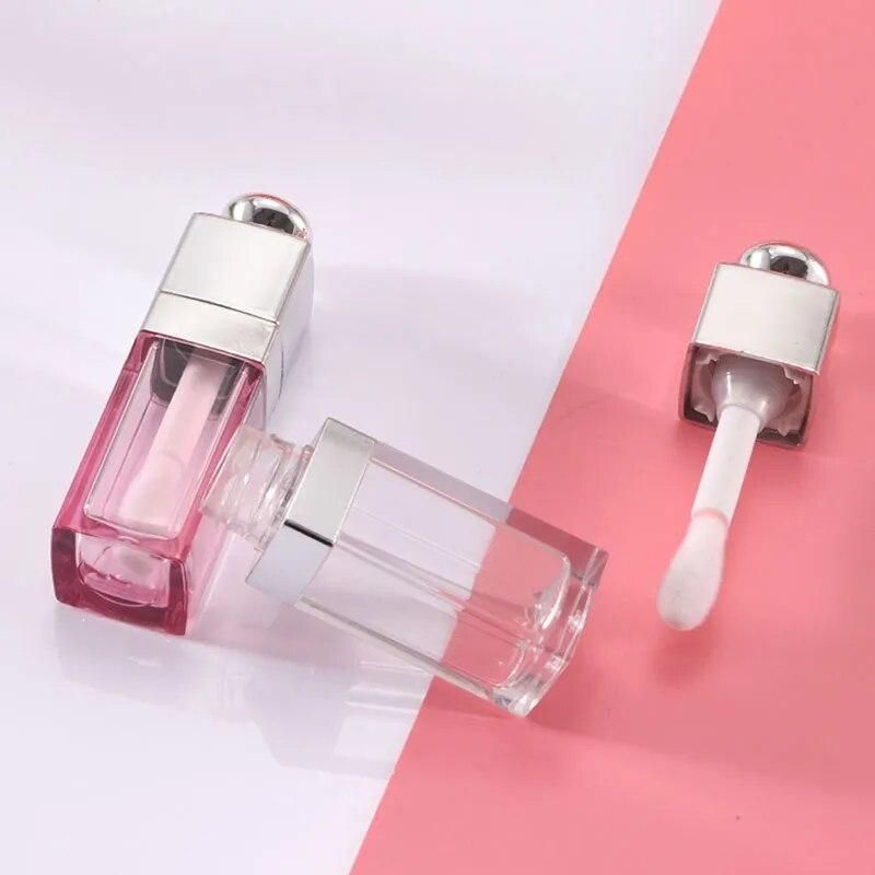 10ML Refillable Bottled Lip Glaze Empty Tube Lip Gloss Tube Lipstick Tube Lip Glaze Tube Eyelash Tube Thick Rod Travel Supplies