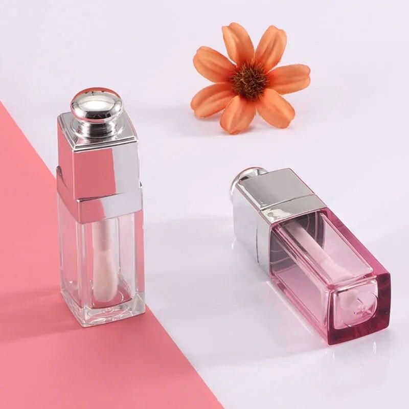 10ML Refillable Bottled Lip Glaze Empty Tube Lip Gloss Tube Lipstick Tube Lip Glaze Tube Eyelash Tube Thick Rod Travel Supplies
