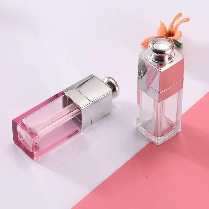 10ML Refillable Bottled Lip Glaze Empty Tube Lip Gloss Tube Lipstick Tube Lip Glaze Tube Eyelash Tube Thick Rod Travel Supplies