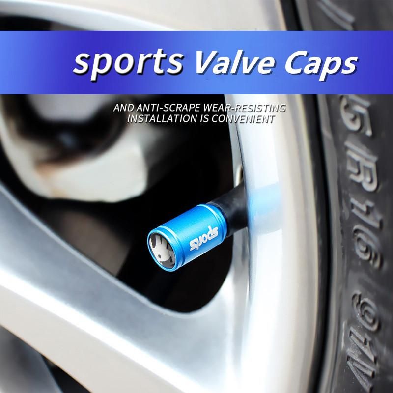 Car Wheel Tire Valve Cap Air Cover for Skoda Logo Rapid Karoq Kodiaq 1 Kodiak Octavia A7 A4 Yeti Fabia Superb Kamiq Accessories
