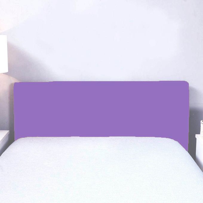 Bed Headboard Slipcover Stretch Dustproof Decor Slip Cover,2m Purple