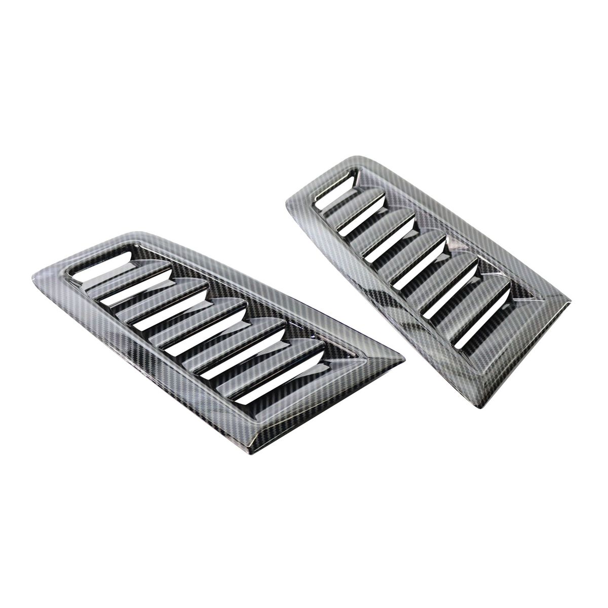 One Pair Hood Vents Replacement For Ford Focus RS Carbon
