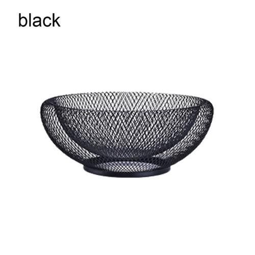 Nordic Metal Baskets Fruit Vegetable Storage Bowls Candy Snacks Egg Plates Organizer Container Table Decor Kitchen Supplies