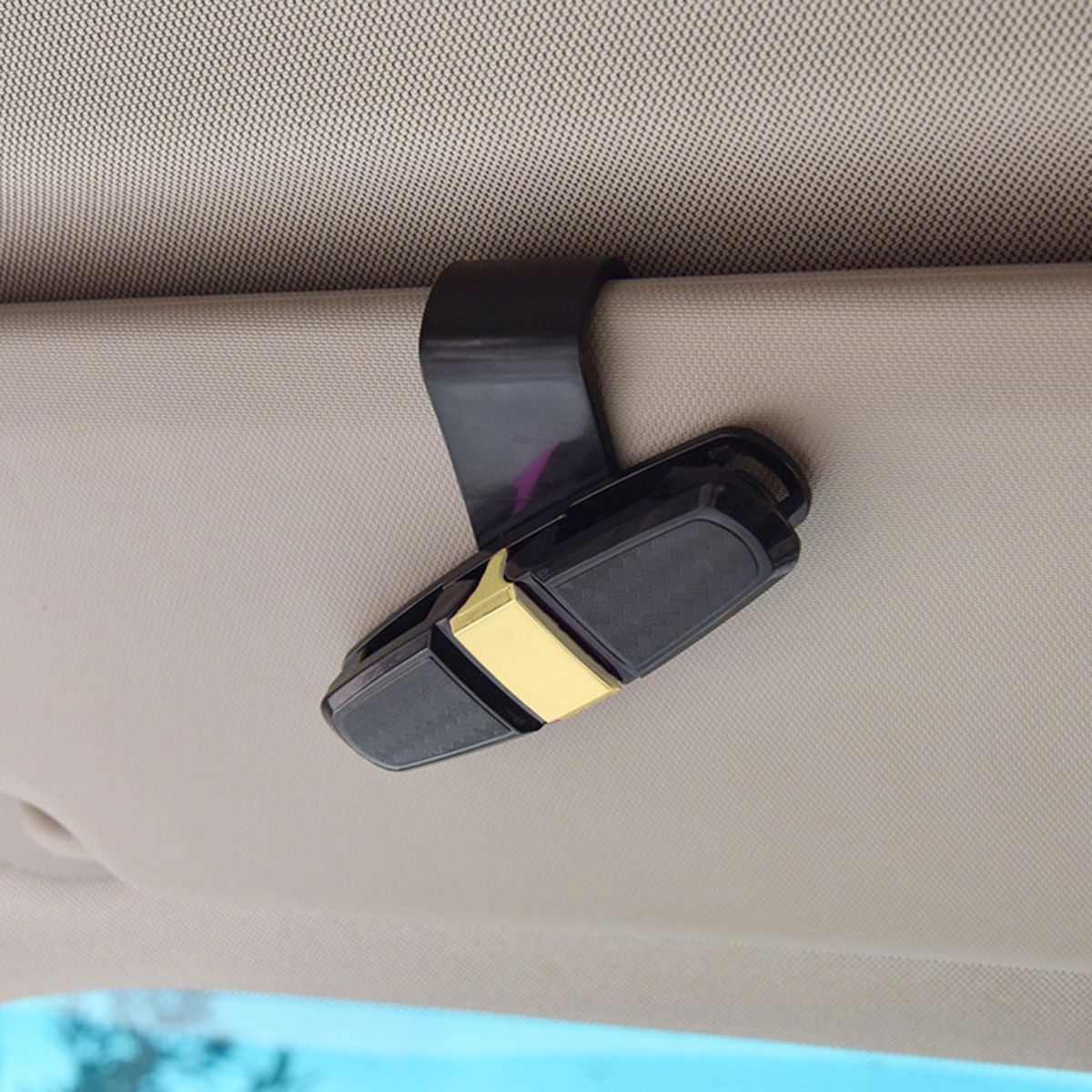 Sunglasses Organizer for Car Car Sun Visor Glasses Holders Secure Golden