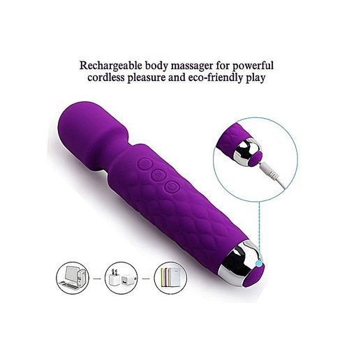 Wand Vibrator With 20 Powerful Vibration Modes For Intense Frequent Orgasms