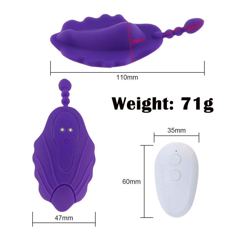 Wearable Clitoris Stimulator Remote Control Vibrator Sex Toy
