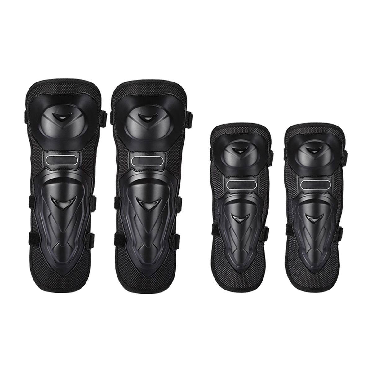 Universal Pair of Adult Knee Brace and Elbow Guards Bicycle Bike Motorcycle Riding Knee Support Protective Pads for Motorcycle Cycling Racing Four SeasonsUniversal Pair of Adult Knee Brace and Elbow Guards Bicycle Bike Motorc