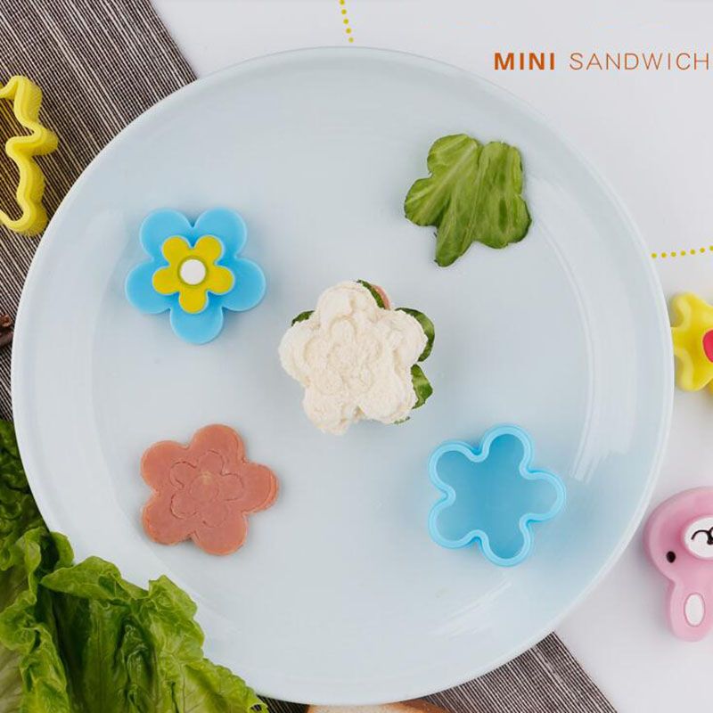 Sandwich Cutter 3PCS Japanese  KAWAII  Bread Cheese Meat Food Cutter  Form Maker  FOR Kid's  Bento Lunch Box