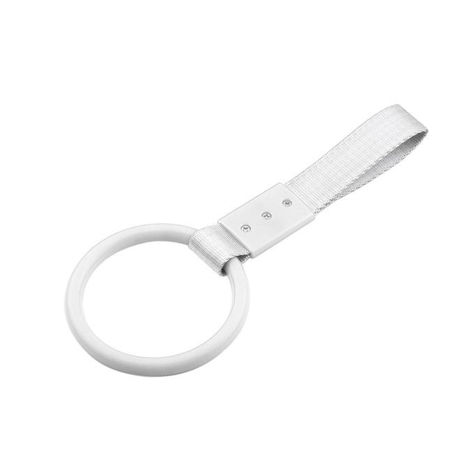 Warning Strap Round Shape Decoration Lightweight-White