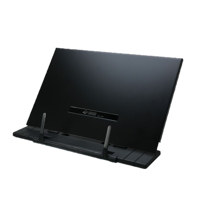 Portable Lazy Book Stand Frame Reading Desk Holder With 7 Tilt Adjustable Grooves(Black)