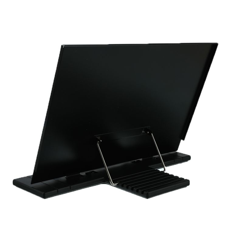 Portable Lazy Book Stand Frame Reading Desk Holder With 7 Tilt Adjustable Grooves(Black)