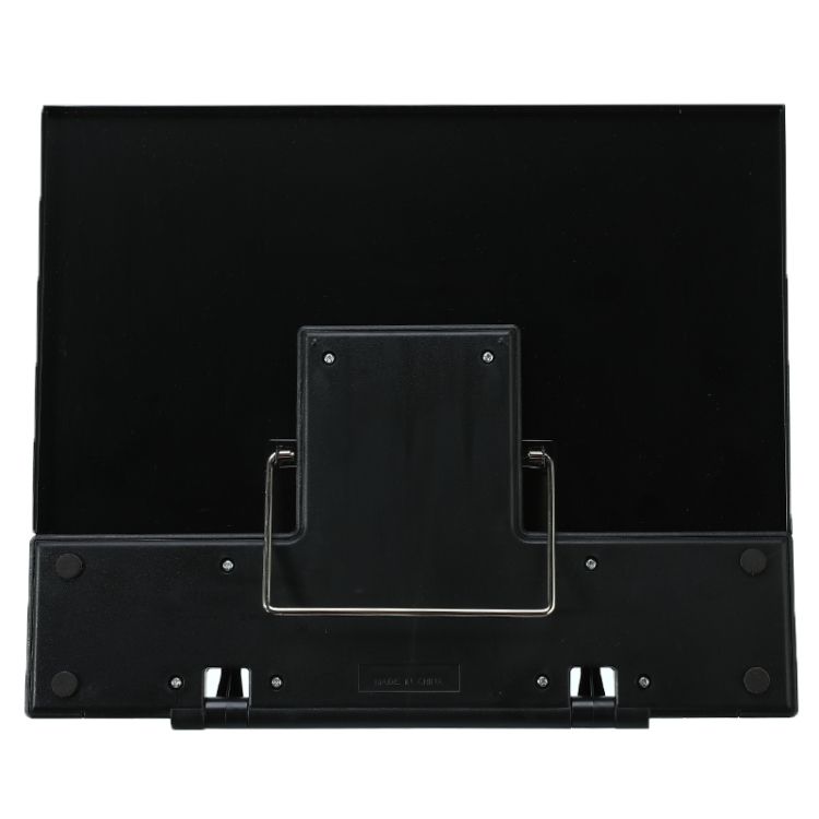 Portable Lazy Book Stand Frame Reading Desk Holder With 7 Tilt Adjustable Grooves(Black)