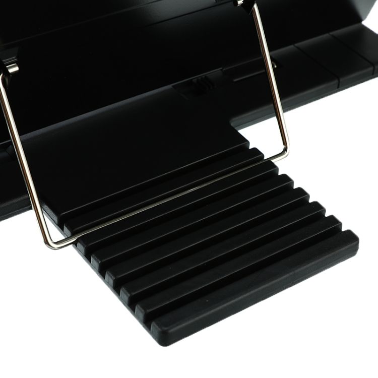 Portable Lazy Book Stand Frame Reading Desk Holder With 7 Tilt Adjustable Grooves(Black)