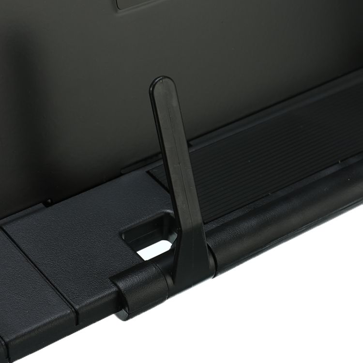 Portable Lazy Book Stand Frame Reading Desk Holder With 7 Tilt Adjustable Grooves(Black)