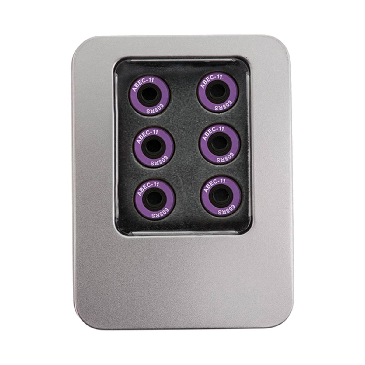 608-RS Skateboard Bearings Set Of 8 Double Rubber Sealed For Purple