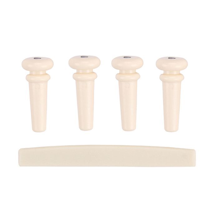 Replacement Acoustic Bass Guitar Bridge Pins Saddle For Music Lover